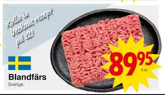 Matöppet Blandfärs erbjuda