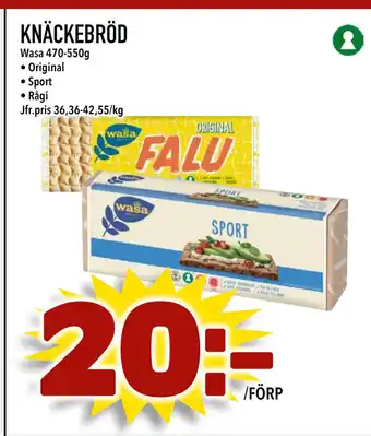 Prisma Mat KNÄCKEBRÖD erbjuda