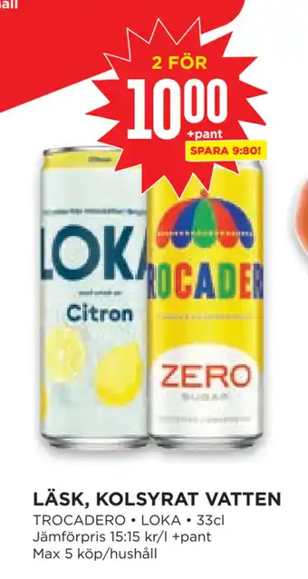 Willys Hemma LÄSK, KOLSYRAT VATTEN erbjuda