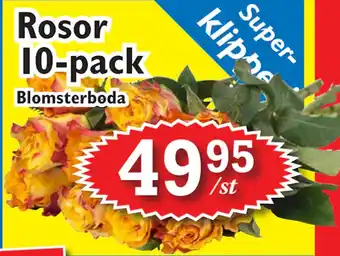T-jarlen Rosor 10-pack erbjuda