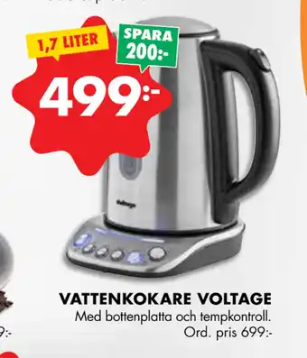 ÖoB VATTENKOKARE VOLTAGE erbjuda