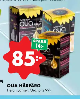 ÖoB OLIA HÅRFÄRG erbjuda