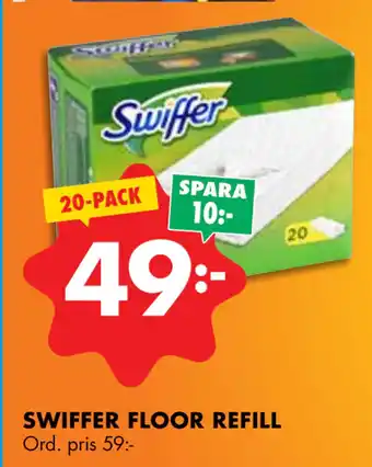 ÖoB SWIFFER FLOOR REFILL erbjuda