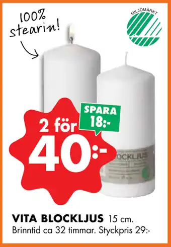 ÖoB VITA BLOCKLJUS erbjuda