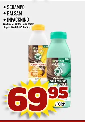 SCHAMPO • BALSAM • INPACKNING