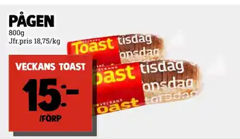 MatArket PÅGEN erbjuda