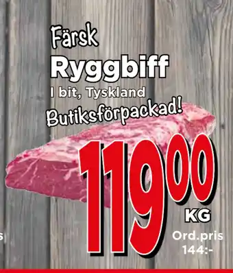 Supergrossen Ryggbiff erbjuda