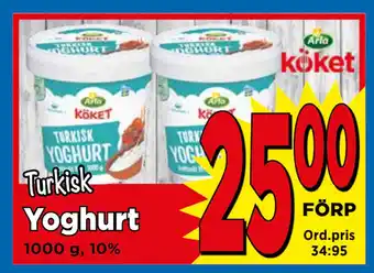 Supergrossen Yoghurt erbjuda