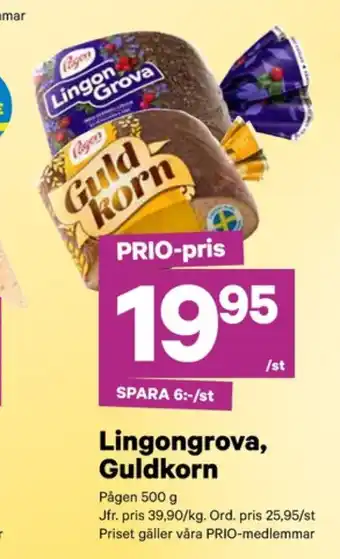 City Gross Guldkorn rågbröd erbjuda