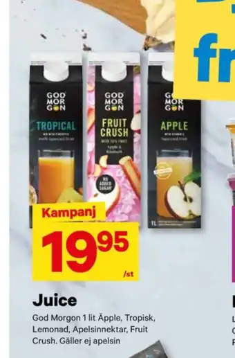 City Gross God morgon juice erbjuda