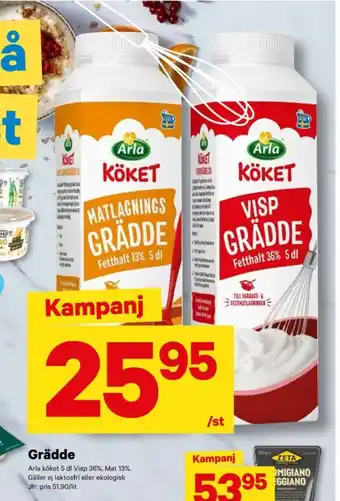 City Gross Arla köket vispgrädde erbjuda