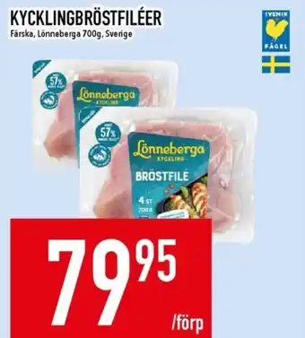 Matdax Lönneberga kycklingbröstfilé erbjuda