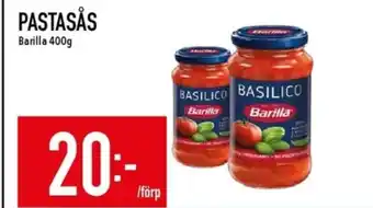 Matdax Barilla pastasås erbjuda