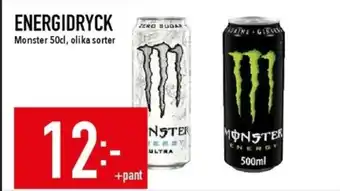 Matdax Monster energidryck erbjuda