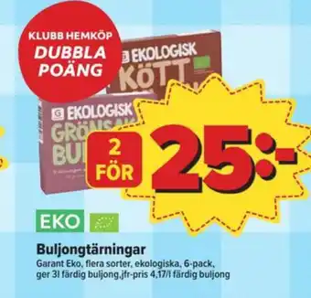 Östenssons Garant buljongtärningar erbjuda