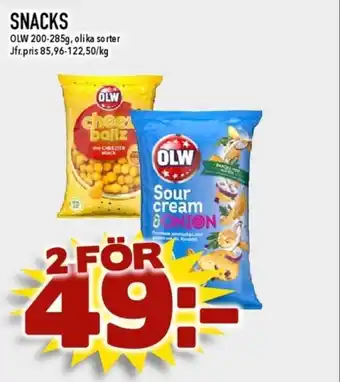 Matdax Olw ostbågar cheez ballz erbjuda