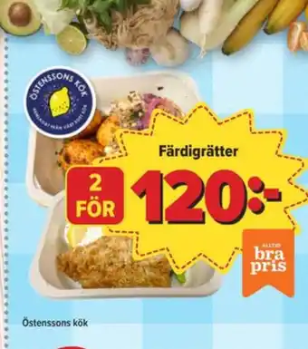 Östenssons Östenssons färdigrätter erbjuda