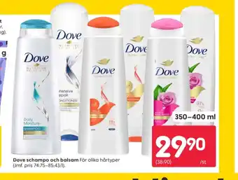 Rusta Dove balsam erbjuda