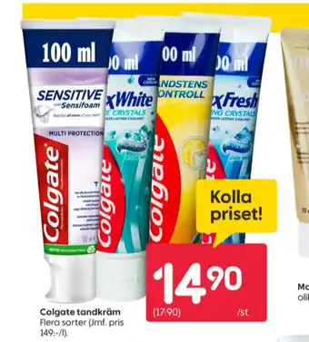 Rusta Colgate tandkräm erbjuda