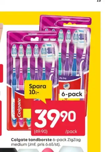 Rusta Colgate tandborste erbjuda