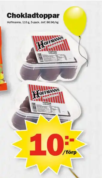 Pekås Chokladtoppar erbjuda