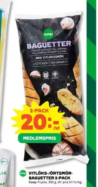 Coop Coop baguetter erbjuda
