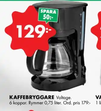 ÖoB Voltage kaffebryggare erbjuda