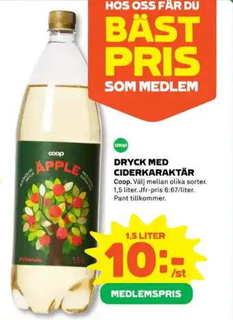 Coop Äpple cider äpple erbjuda