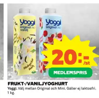 Yoggi yoghurt