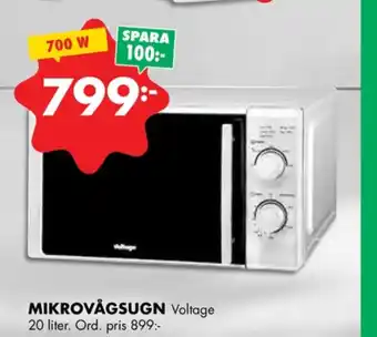 ÖoB Voltage mikrovågsugn erbjuda