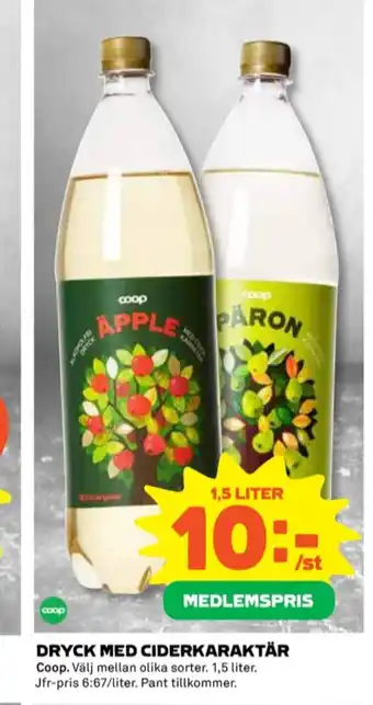 Coop Päron cider päron erbjuda