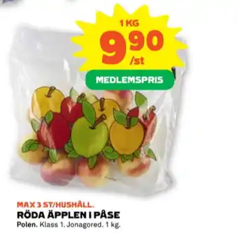 Stora Coop Coop äpplen erbjuda