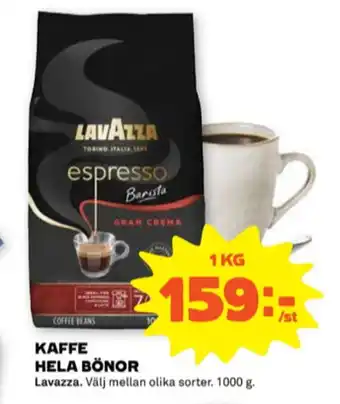 Stora Coop Espresso barista kaffebönor erbjuda