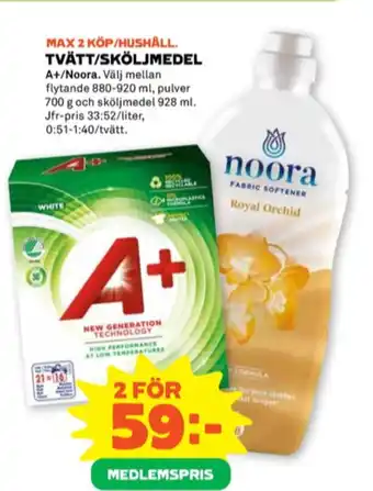 Stora Coop Lenor noora sköljmedel erbjuda