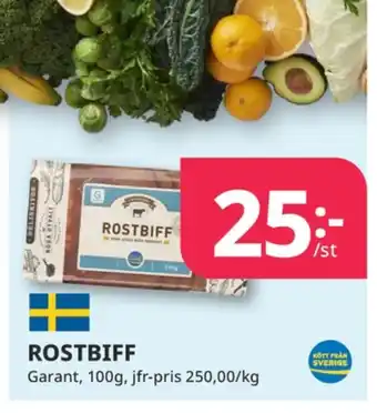 Tempo Garant rostbiff erbjuda