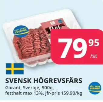 Tempo Garant högrevsfärs max 13% erbjuda