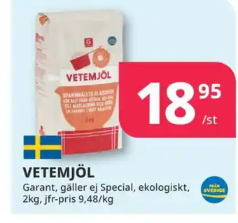Tempo Garant vetemjöl erbjuda