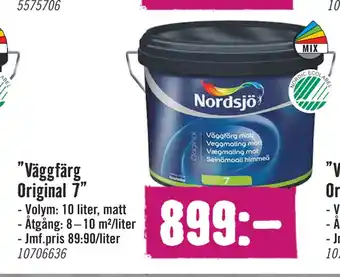 Hornbach ”Väggfärg Original 7” erbjuda