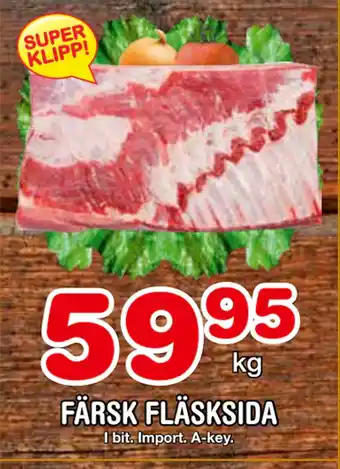 Nya Pulsen FÄRSK FLÄSKSIDA erbjuda