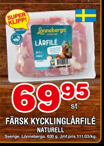 Nya Pulsen FÄRSK KYCKLINGLÅRFILÉ erbjuda