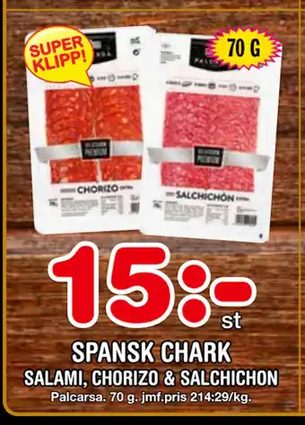 Nya Pulsen SALAMI, CHORIZO & SALCHICHON erbjuda