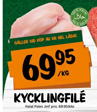 Bazaar Food market KYCKLINGFILÉ erbjuda