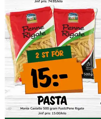 Bazaar Food market PASTA erbjuda