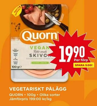 Willys Vegetariskt pålägg erbjuda
