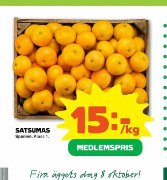 Coop Forum Satsumas erbjuda