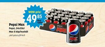 Eurocash Pepsi Max erbjuda