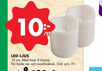 ÖoB Led-ljus erbjuda