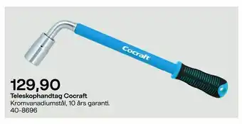 Clas Ohlson Teleskophandtag Cocraft erbjuda