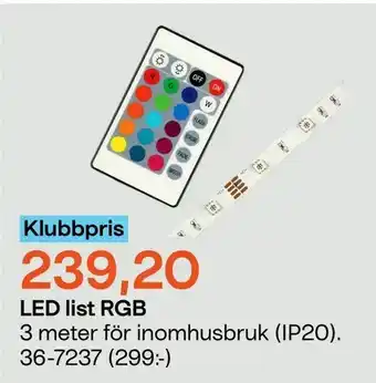 LED list RGB