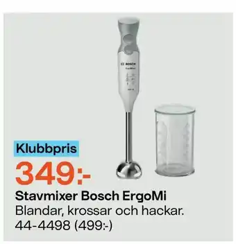 Clas Ohlson Stavmixer Bosch ErgoMi erbjuda
